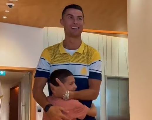 Cristiano Ronaldo niño sirio