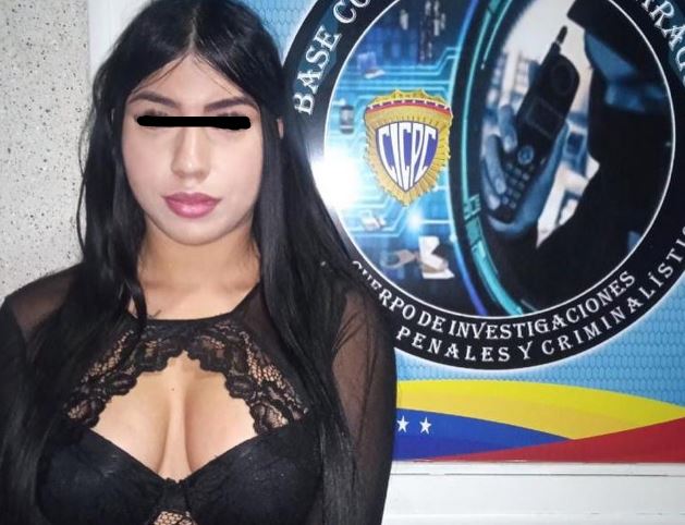 Bella extorsionadora fue capturada en el estado Aragua