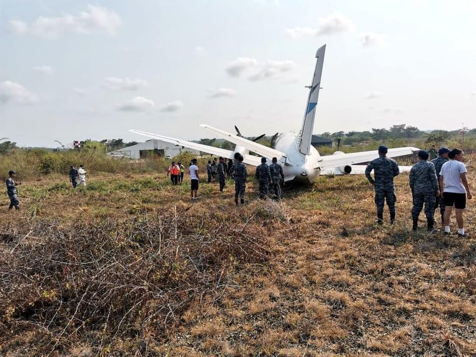 Avión procedente de México se accidentó en Guatemala tras perder el tren de aterrizaje: No dejó víctimas