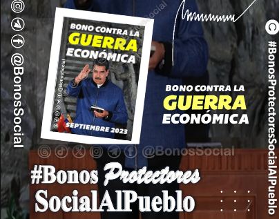 Empleados públicos reciben bono contra la Guerra Económica