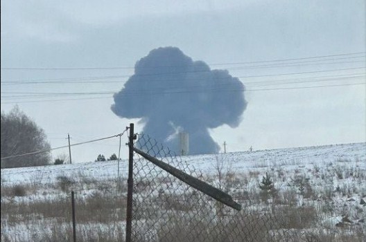 Se estrelló un avión militar ruso con 65 prisioneros ucranianos a bordo