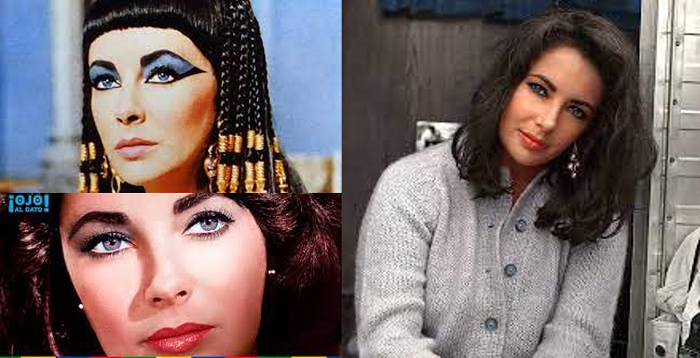 Elizabeth Taylor sus ojos violeta con doble hilera de pestañas ocuparon al cine por 60 años
