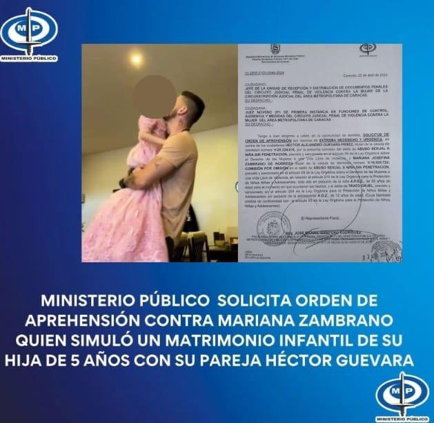 MP solicitará evaluación biopsicosocial al entorno familiar de la niña que simuló un matrimonio con la pareja de su mamá