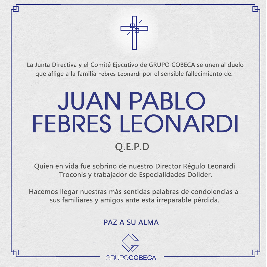 Nota de condolencia