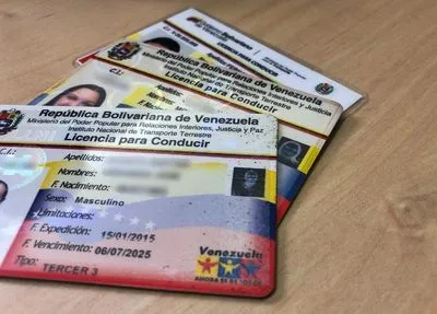 Nuevo formato de licencia para conducir: sepa el lapso de impresión del INTT