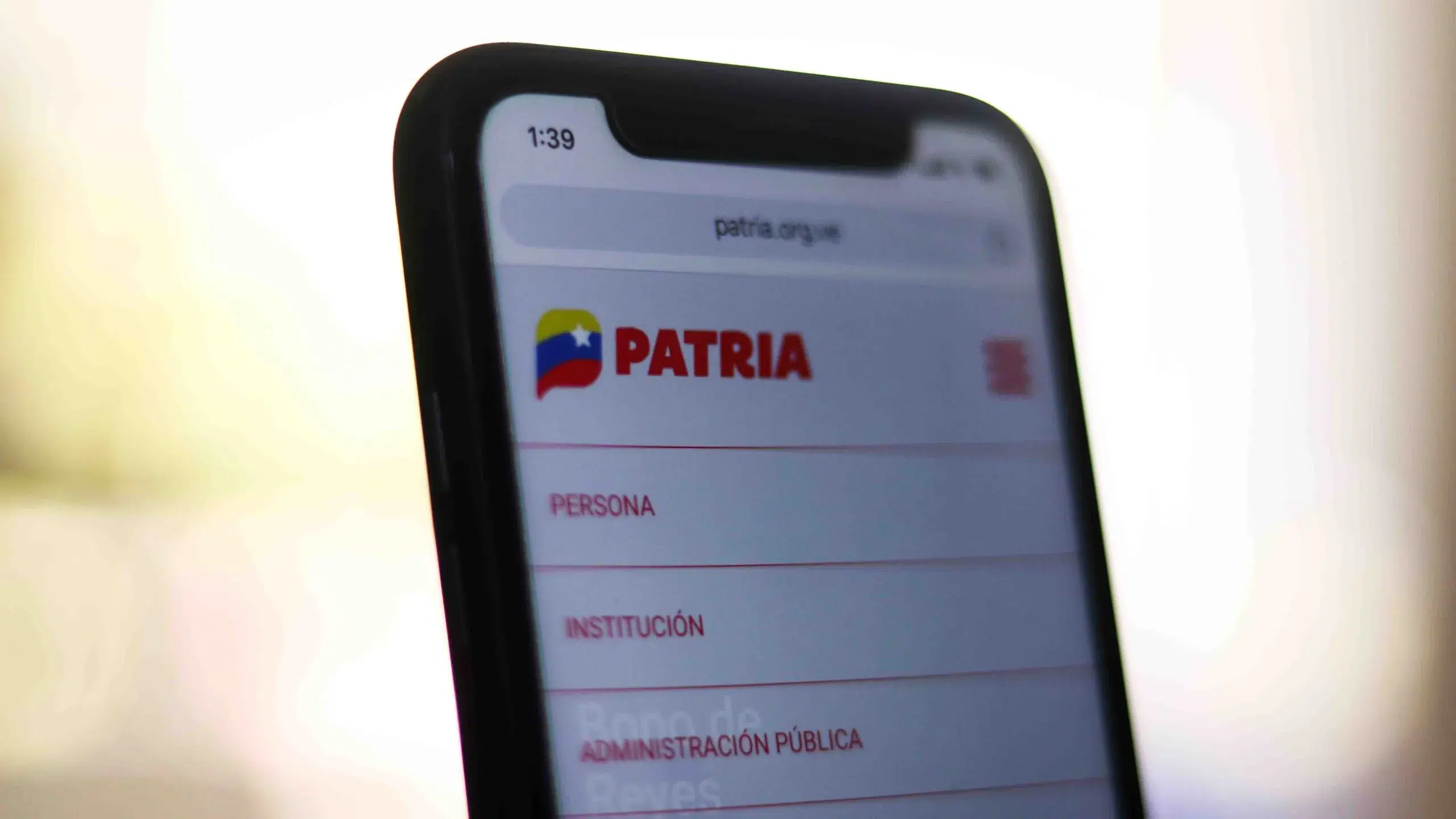 Cae un bono en sistema Patria