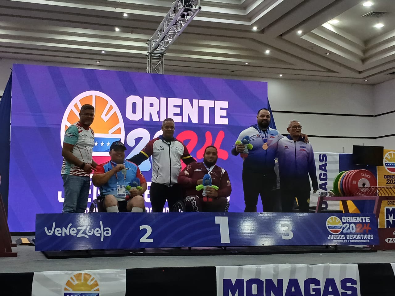 Medallas de oro y bronce conquistó el parapowerlifting del Zulia en los Paranacionales Oriente 2024