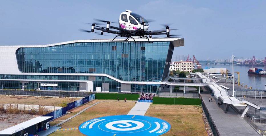 Taxis voladores son una realidad en China