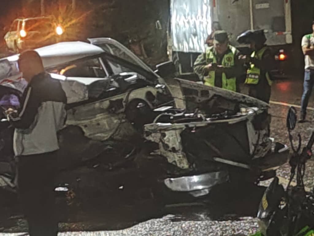 Reportan accidente de tránsito en la Autopista Regional del Centro después del túnel de los Ocumitos