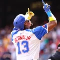 Ronald Acuña Jr. conectó su séptimo vuelacerca de la temporada