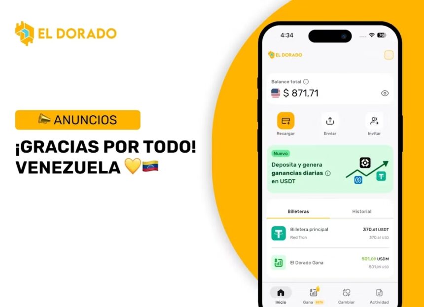 El Dorado anuncia que restringirá sus servicios a usuarios en Venezuela
