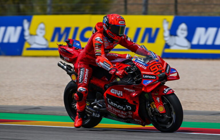 Marc Márquez se quedó con la carrera Sprint del Gran Premio de Aragón