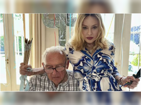 Madonna celebra los 94 años de su padre y sorprende con declaraciones: Nos obsesionamos con la juventud y la belleza física, que irónicamente no nos enseñan nada