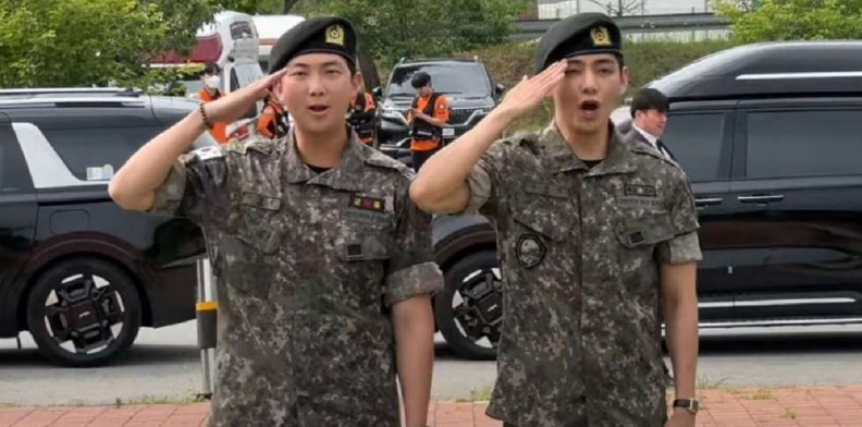 Dos miembros de BTS regresan de servicio militar
