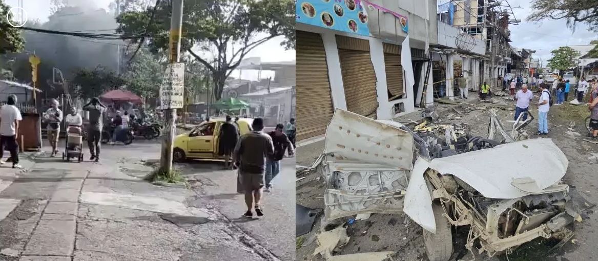 Reportan varios heridos en atentados con bombas que sacuden dos ciudades en Colombia