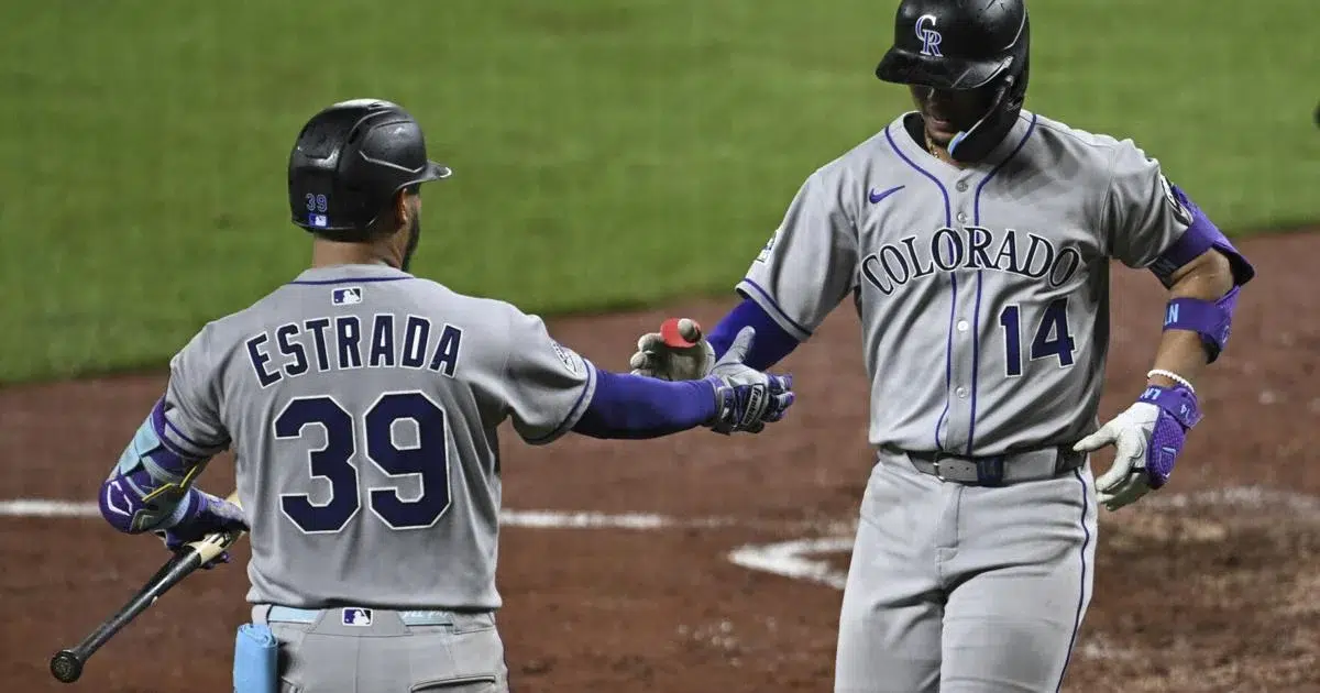 Ezequiel Tovar sentenció para guiar triunfo de Rockies sobre Orioles