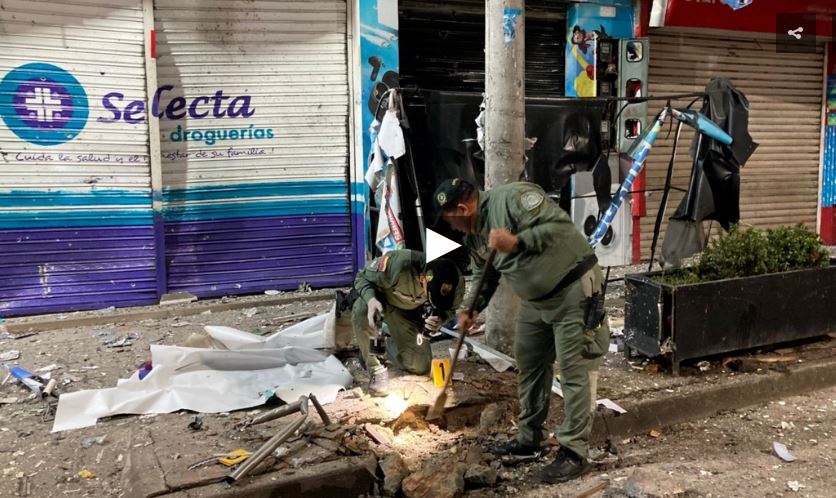 Colombia volvió a ser sacudida por un nuevo ataque con explosivos