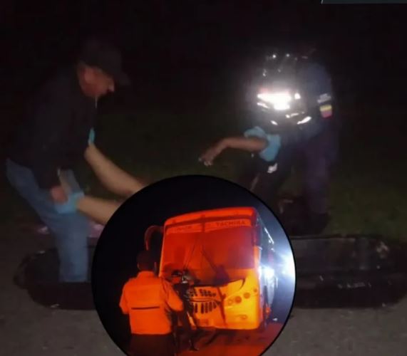 Perdió la vida al lanzarse de un autobús en marcha que se estaba incendiando
