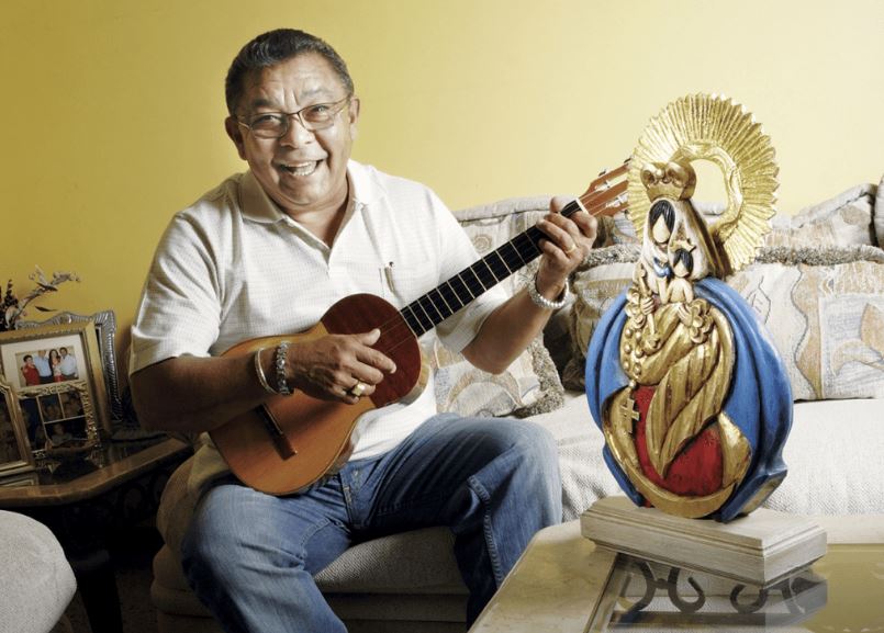 "El Colosal", Ricardo Cepeda grabó el tema Bajo la oración de piedra con el que rinde homenaje a la Chinita
