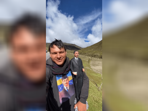 Yeyson Paredes peregrina a pie por tres estados con José Gregorio Hernández en el corazón hacia la canonización