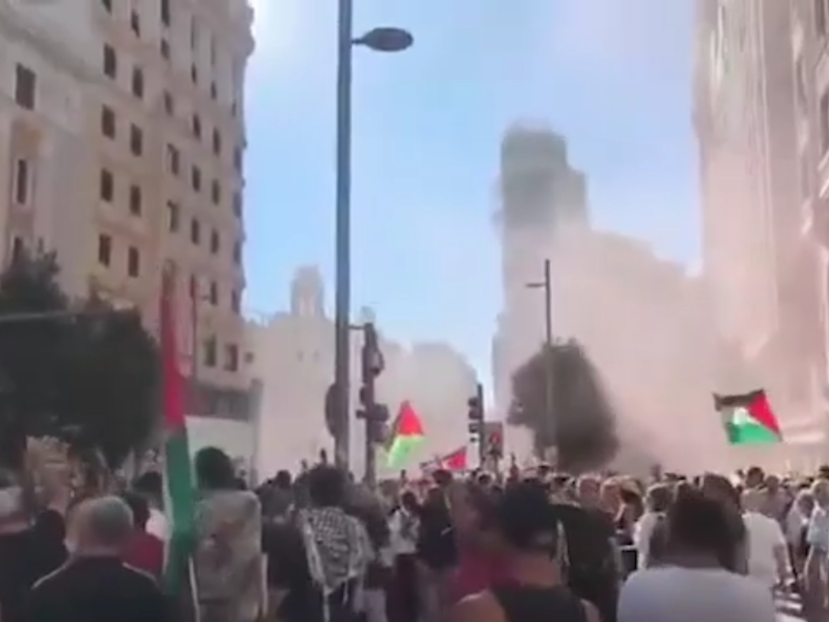 Tensión en Madrid por la protesta propalestina en la última etapa de La Vuelta