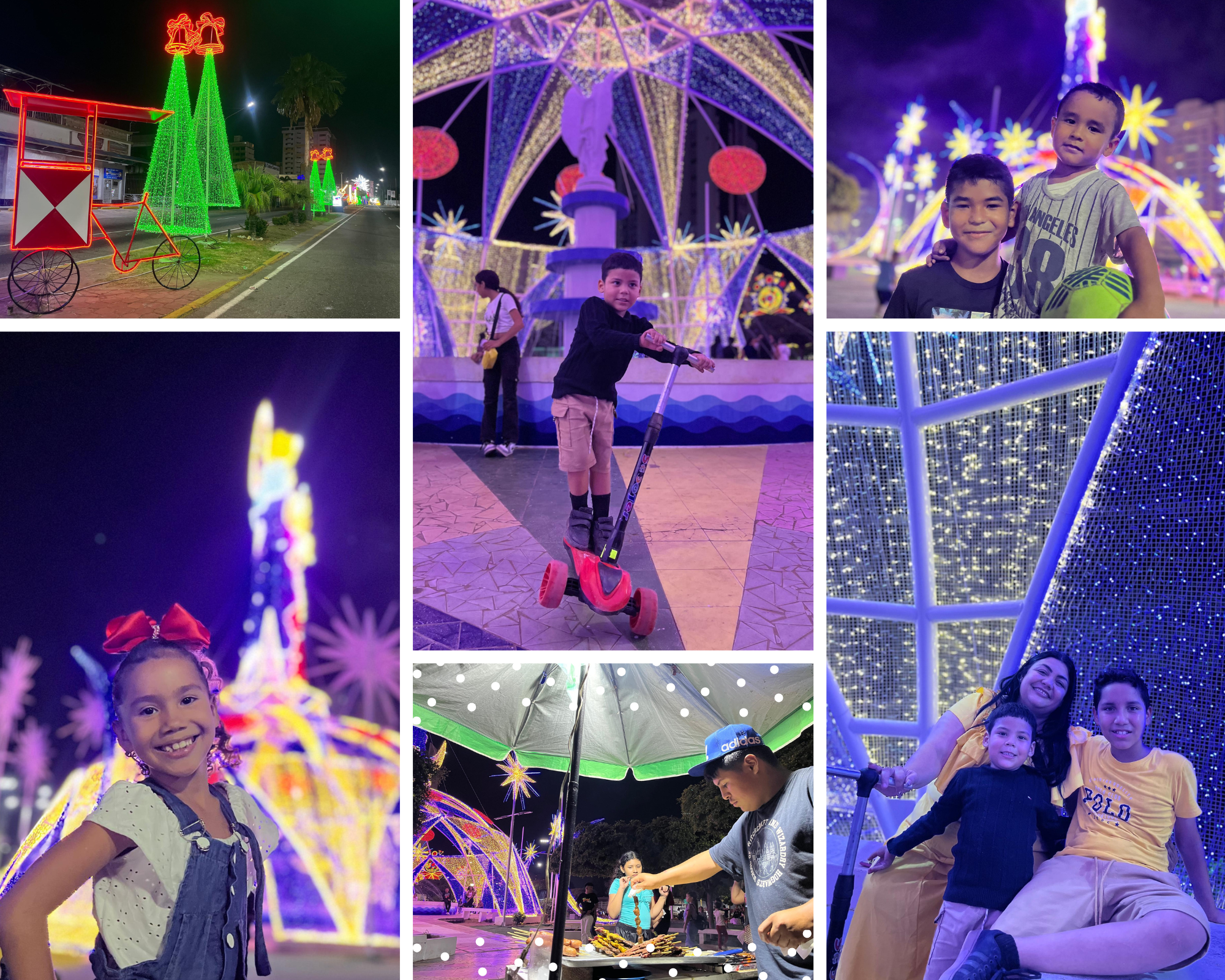 La gente volvió a encontrarse bajo las luces de Bella Vista