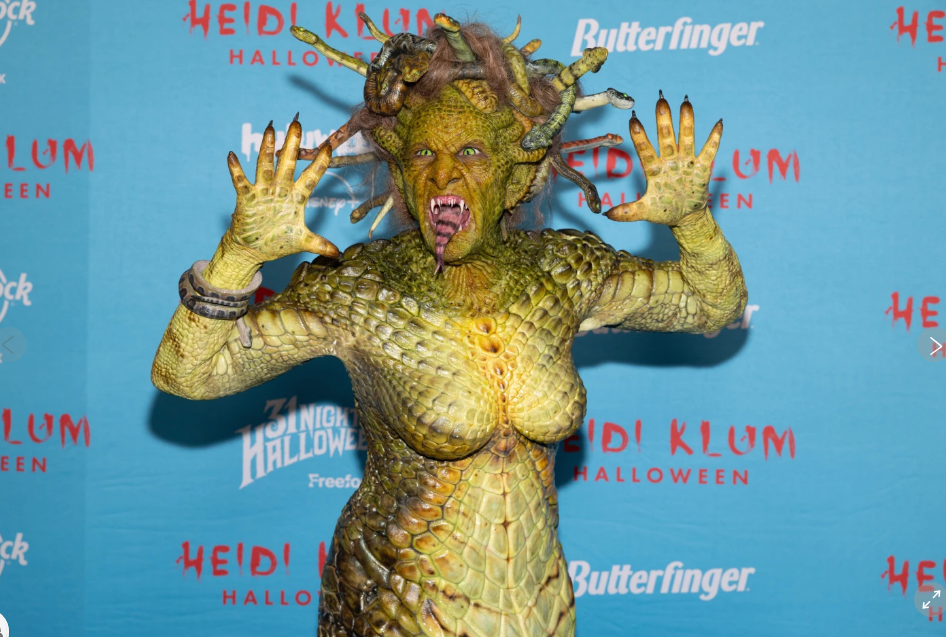 Heidi Klum mostró su tan esperado disfraz de Halloween y asustó