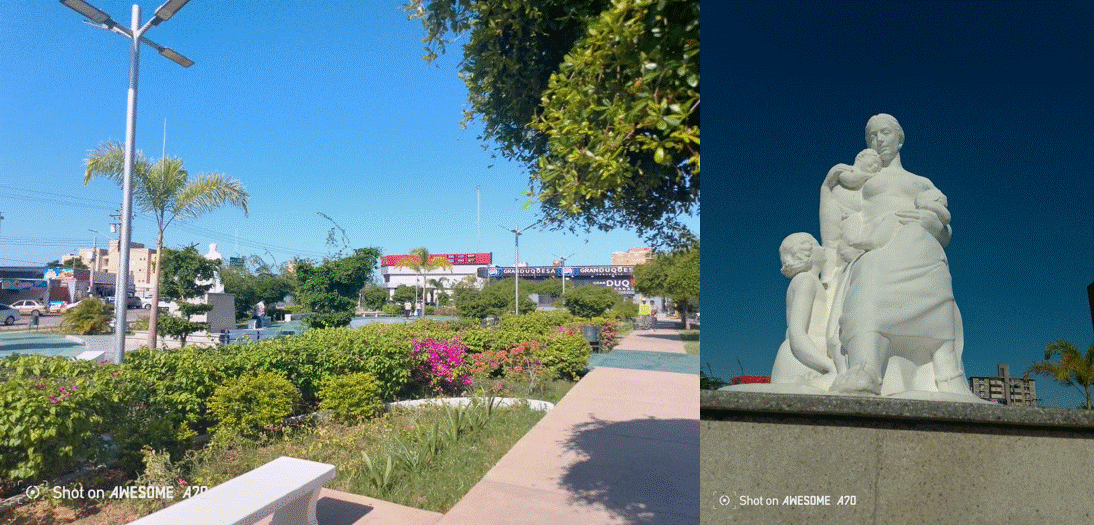 ¿De quién es la escultura de la plaza de las madres?