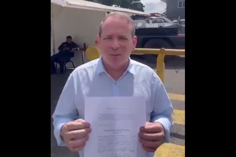 Primeras imágenes: Juan Pablo Guanipa reaparece en video tras su liberación