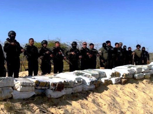Autoridades militares incautan casi tres toneladas  de marihuana en el municipio Guajira