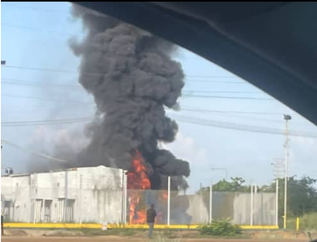Explosión e incendio en subestación eléctrica de Lagunillas afecta campos petroleros