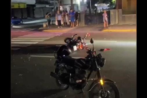 Fuerte accidente en la calle Dr. Portillo dejó dos lesionados tras colisión múltiple