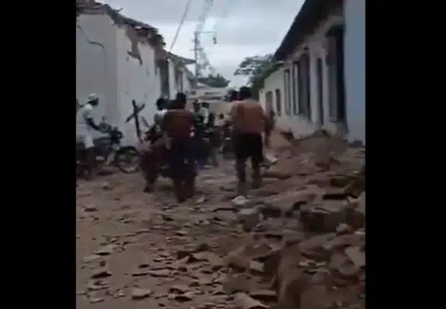 Patrimonio en riesgo: Plaza de Choroní y casonas coloniales registran severas grietas  y paredes caídas tras terremotos del 24-Jun