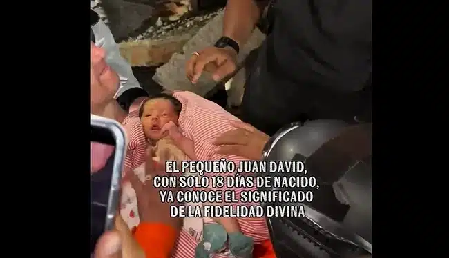Héroes bajo el concreto: Madre protegió con su cuerpo a su recién nacido durante 32 horas bajo las ruinas