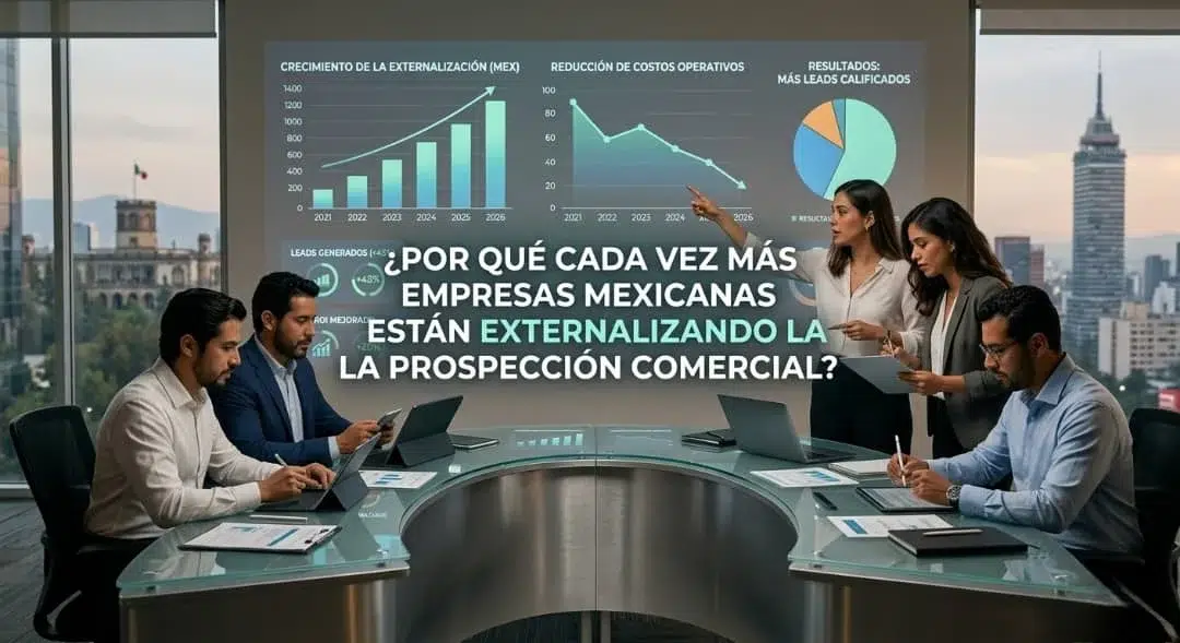 ¿Por qué cada vez más empresas mexicanas están externalizando la prospección comercial?