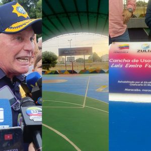 Con inversión propia y gestión de calle, Gian Carlo Di Martino reinaugura el Complejo Deportivo “Luis Emiro Fuenmayor”