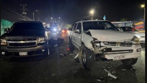 Cuatro personas heridas tras choque en el Municipio San Francisco
