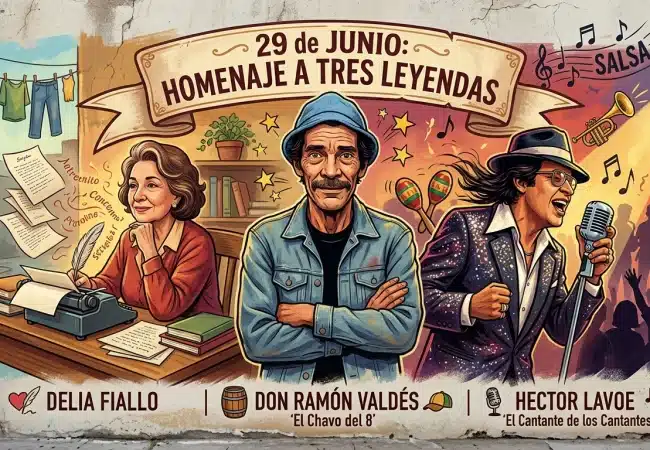 Lavoe, Delia Fiallo y Don Ramón se nos marcharon un día como hoy