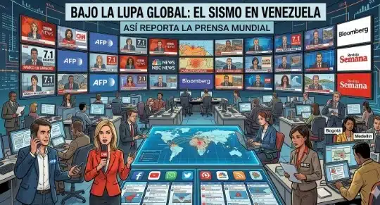 BAJO LA LUPA GLOBAL: Así reseña la prensa internacional el potente temblor en Venezuela