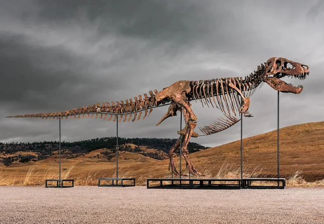 El fósil más caro de la historia: Pagan 50.1 millones de dólares por el tiranosaurio "Gus"