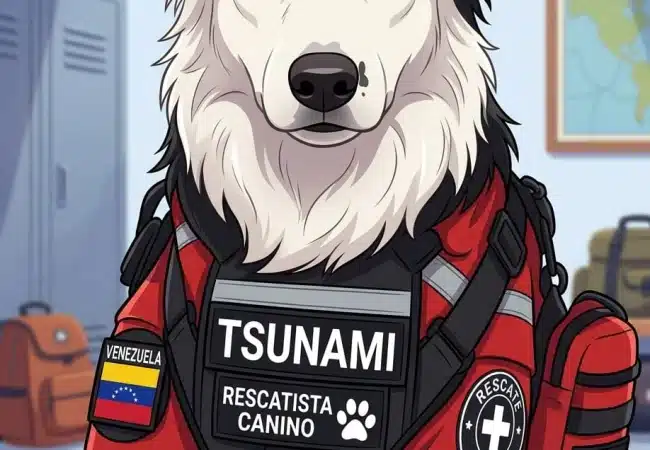 De víctima a héroe: La extraordinaria historia de Tsunami, el perro que ha salvado 350 vidas