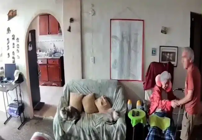 "Uno piensa que ya es el final": Hablan los abuelitos que pasaron el terremoto abrazados