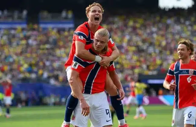 ¡Histórico! Noruega elimina a Brasil en octavos de final con una exhibición de Haaland