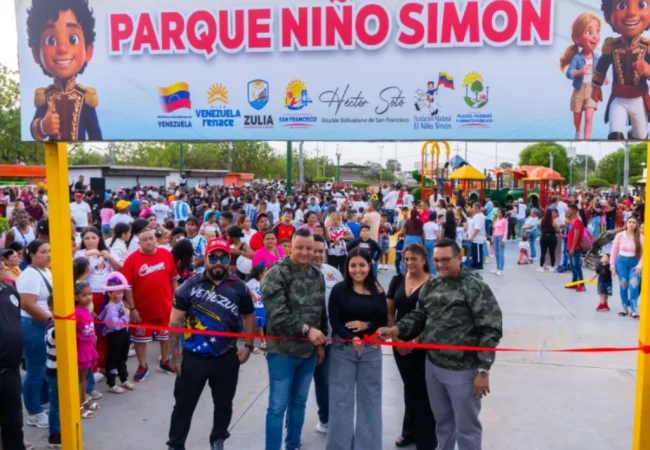 Para celebrar el Día del Niño: Alcaldía de San Francisco reinauguró el Parque “Niño Simón” en La Coromoto